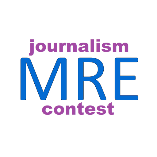 MRE Journalism Contest logo circle